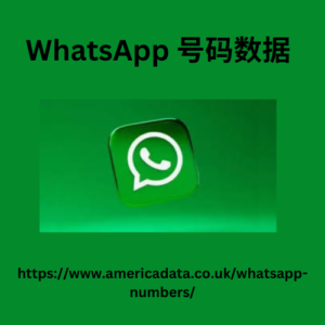 WhatsApp 号码数据