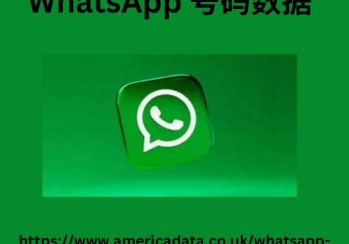 WhatsApp 号码数据