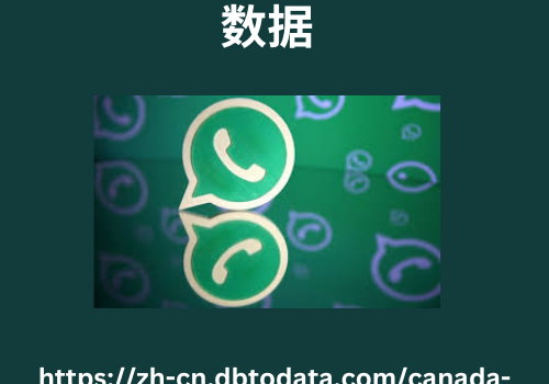 加拿大 WhatsApp 号码数据