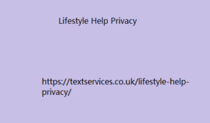 Lifestyle Help Privacy