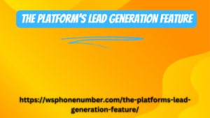 The platform’s lead generation feature